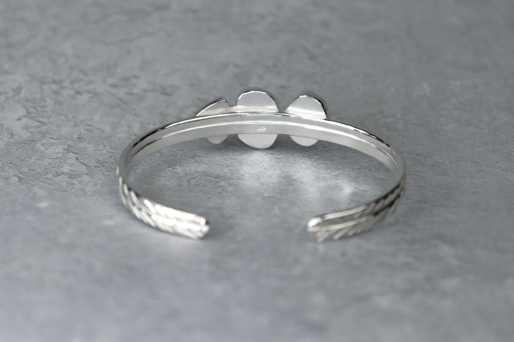 Welsh Sea Glass Sterling Silver Cuff