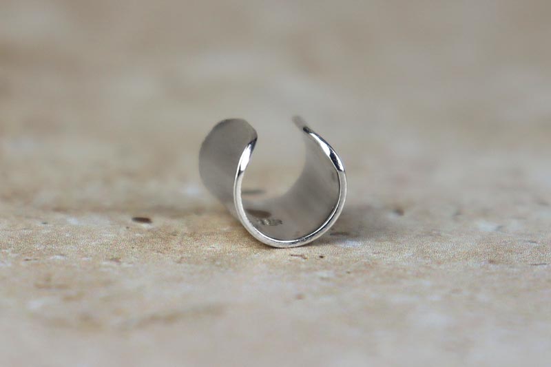 10mm Mirror Shine Ear Cuff Sterling Silver