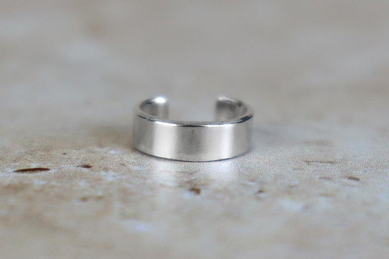 3mm Mirror Shine Ear Cuff Sterling Silver