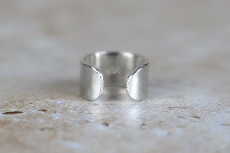 5mm Mirror Finish Ear Cuff Sterling Silver