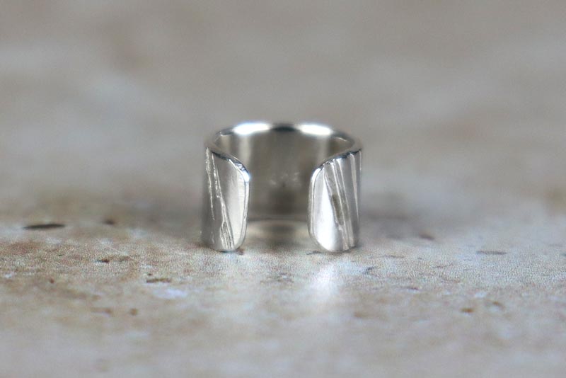 6mm Line Ear Cuff Sterling Silver