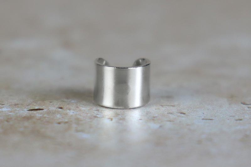 7mm Mirror Shine Ear Cuff Sterling Silver