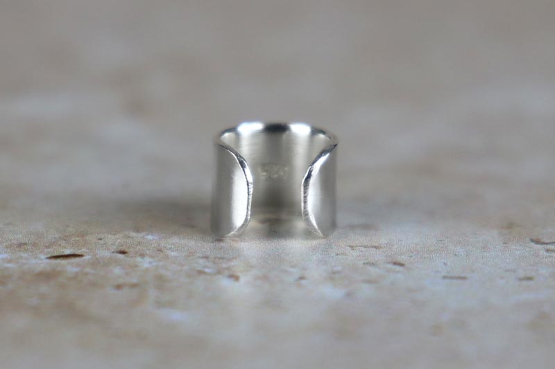 7mm Mirror Shine Ear Cuff Sterling Silver