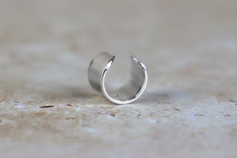 7mm Mirror Shine Ear Cuff Sterling Silver