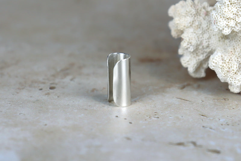 22mm Mirror Shine Ear Cuff Sterling Silver