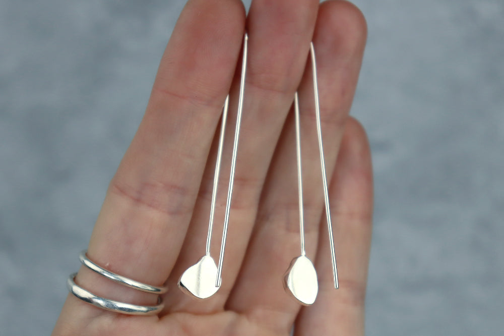 Welsh Sea Glass Drop Earrings