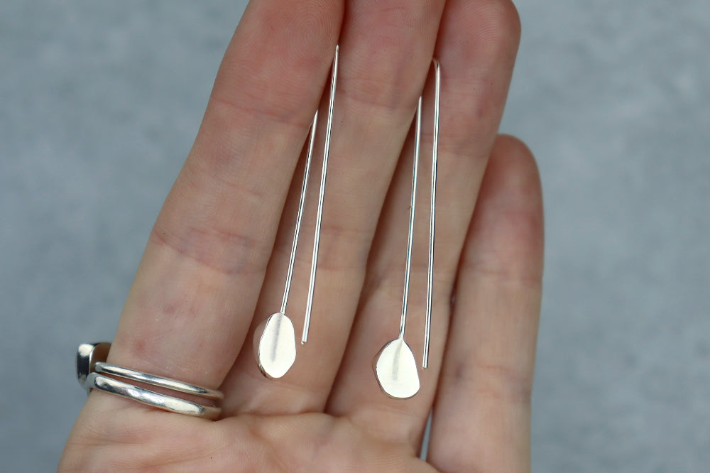 Welsh Sea Glass Drop Earrings