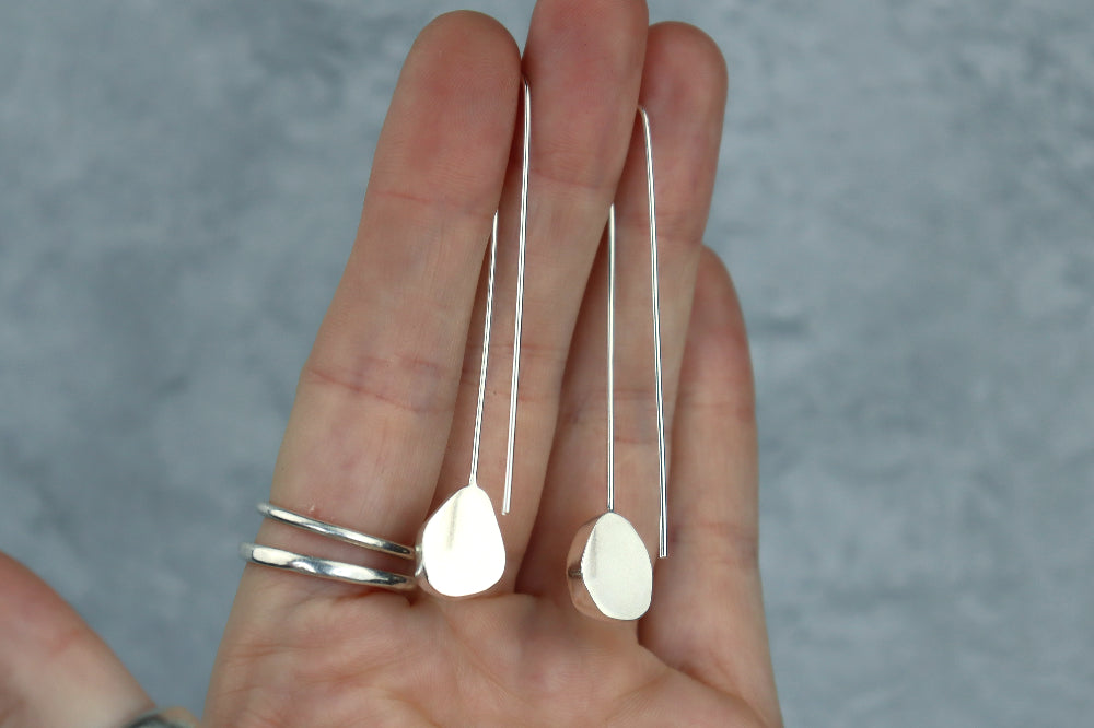 Welsh Sea Glass Drop Earrings