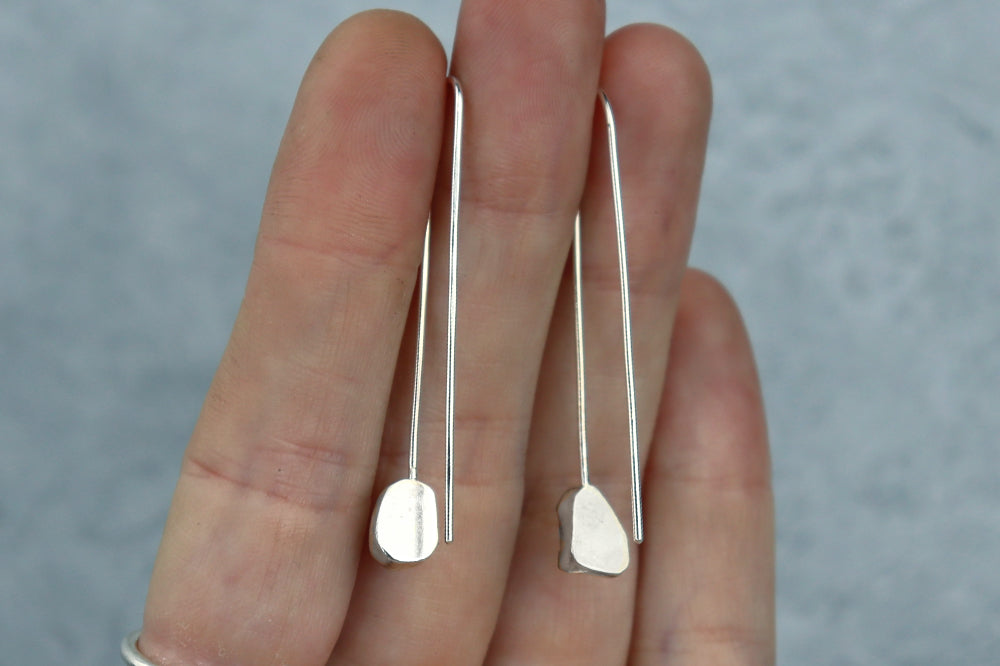 Welsh Sea Glass Drop Earrings