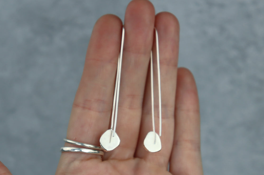 Welsh Sea Glass Drop Earrings