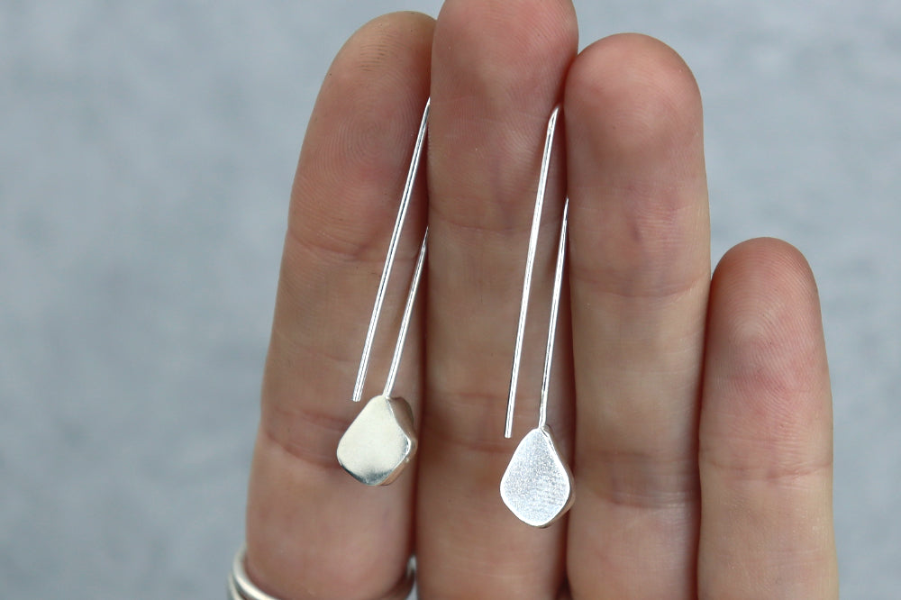 Welsh Sea Glass Drop Earrings