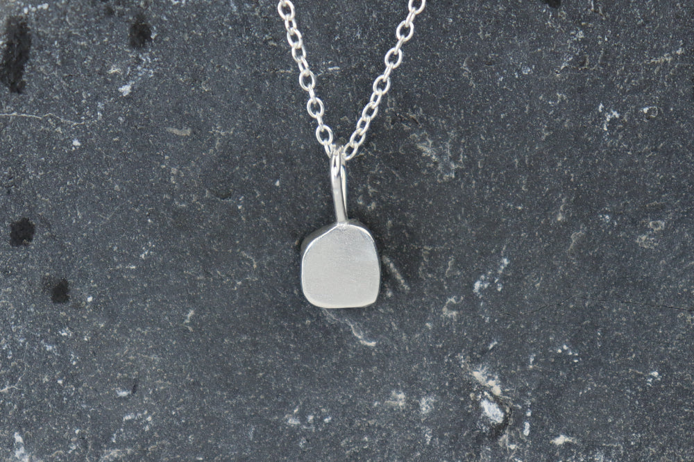 Welsh Sea Glass Silver Necklace