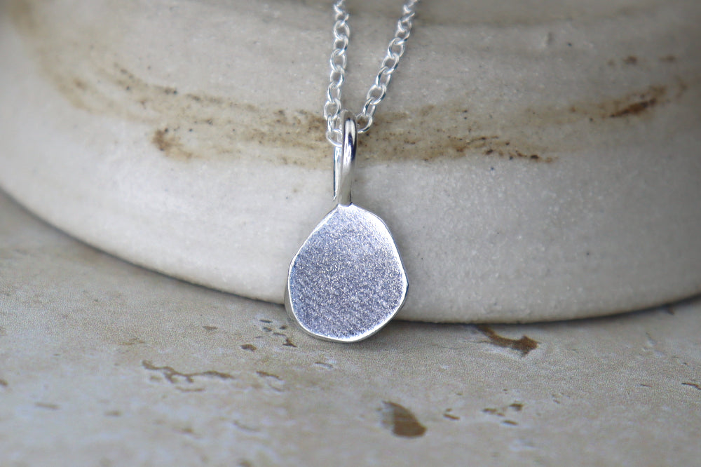 Welsh Sea Glass Silver Necklace