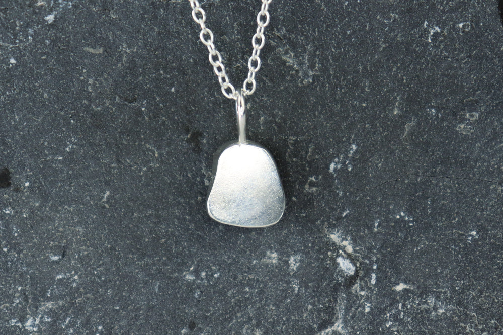 Welsh Sea Glass Silver Necklace