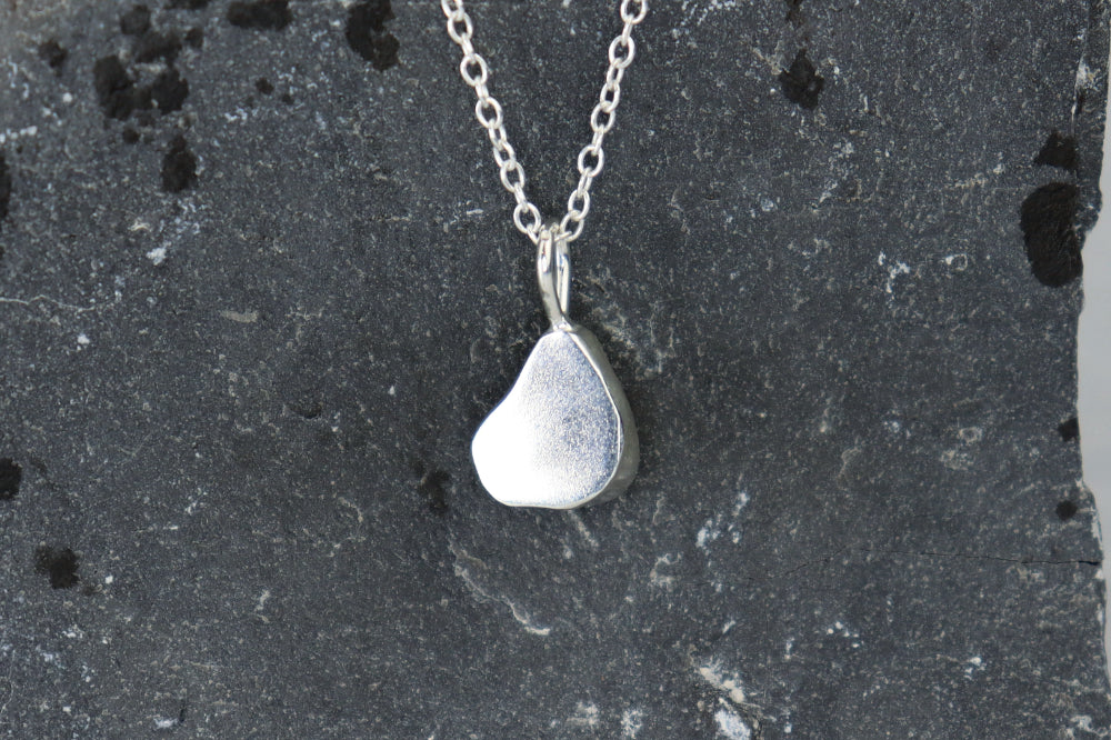 Welsh Sea Glass Silver Necklace
