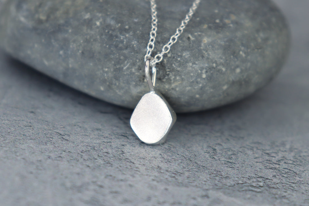 Welsh Sea Glass Silver Necklace