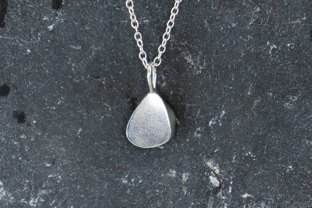 Welsh Sea Glass Silver Necklace