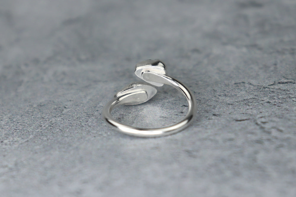 UK Size K/L Welsh Sea Glass Ring