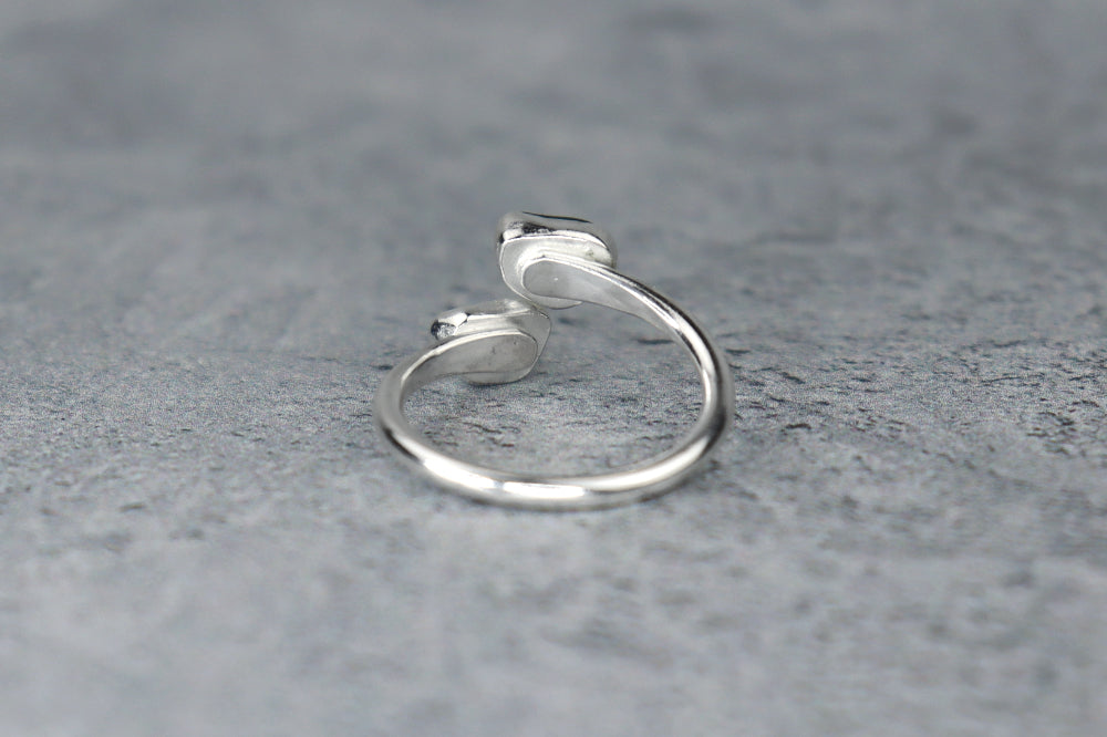 UK Size M Welsh Sea Glass Ring