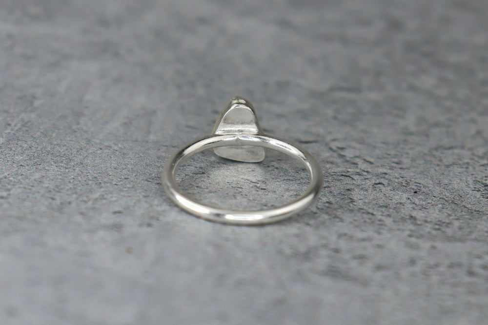 UK Size O/P Welsh Sea Glass Ring