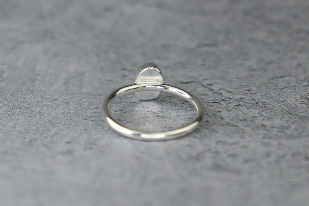 UK Size M/N Welsh Sea Glass Ring