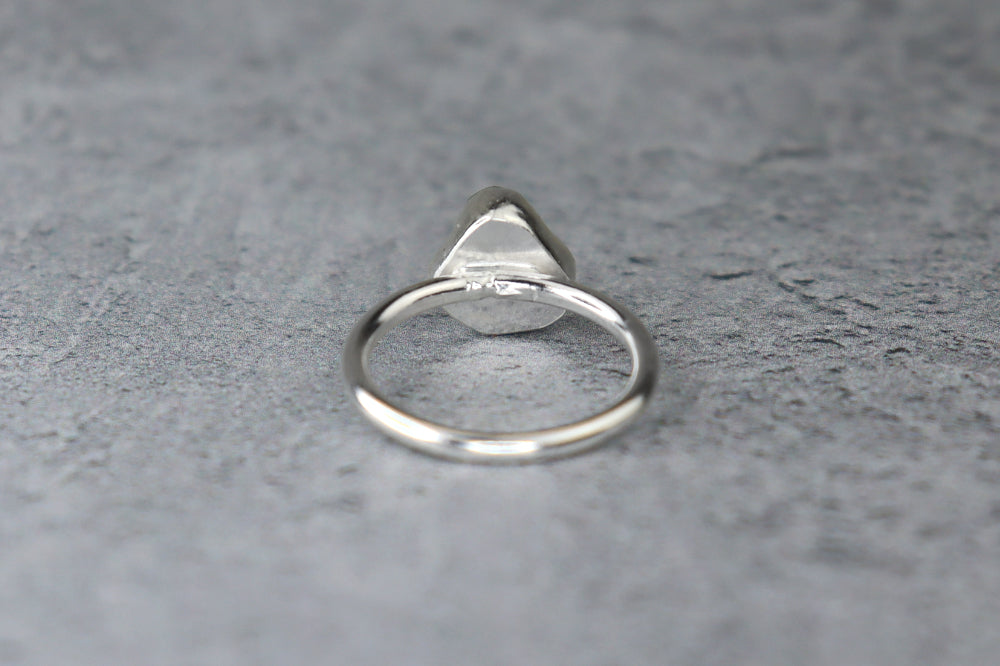 UK Size K Welsh Sea Glass Ring