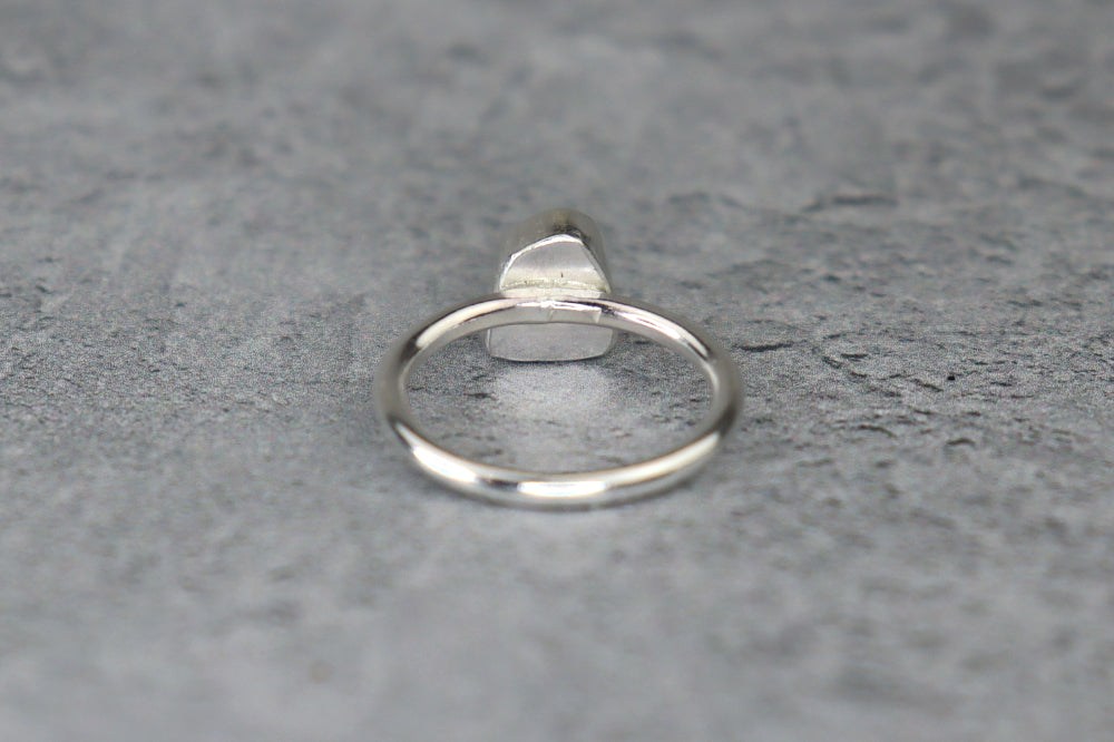 UK Size J/K Welsh Sea Glass Ring