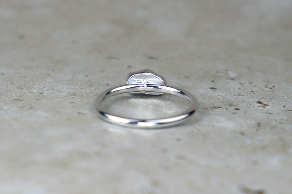 UK Size O/P Welsh Sea Pottery Ring