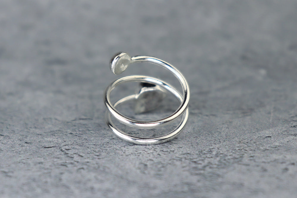 UK Size O/P Welsh Sea Glass Ring