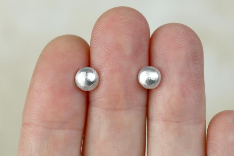 Ball Sterling Silver Studs