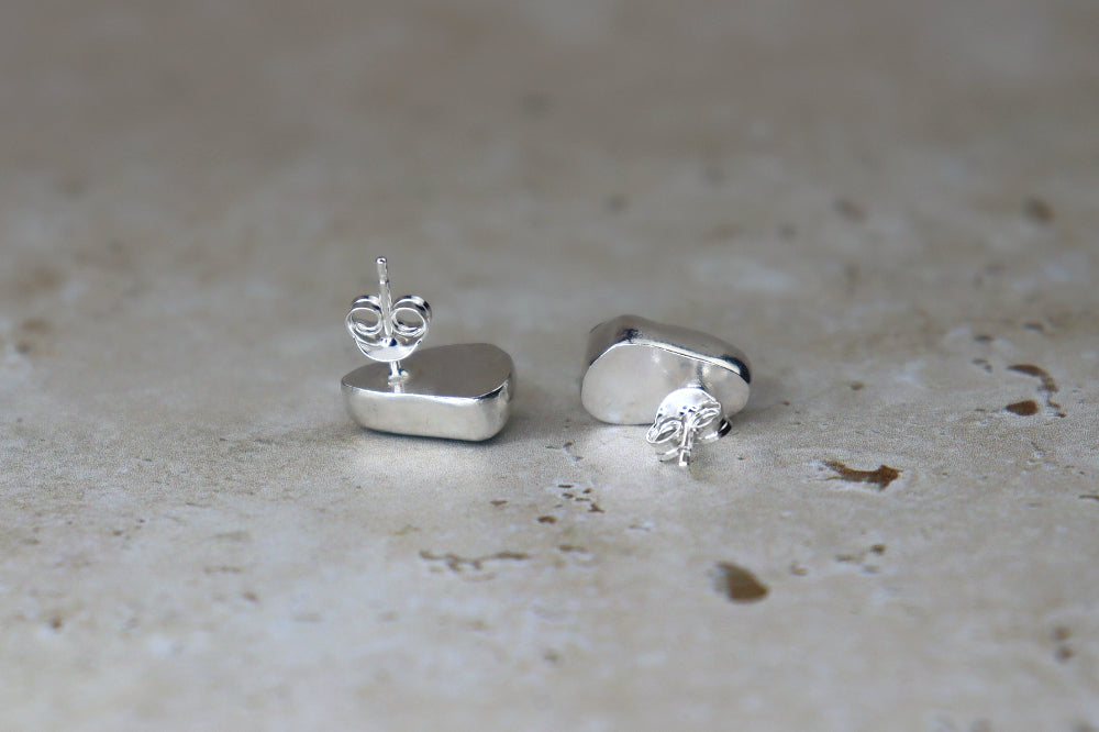 Welsh Sea Glass Stud Earrings