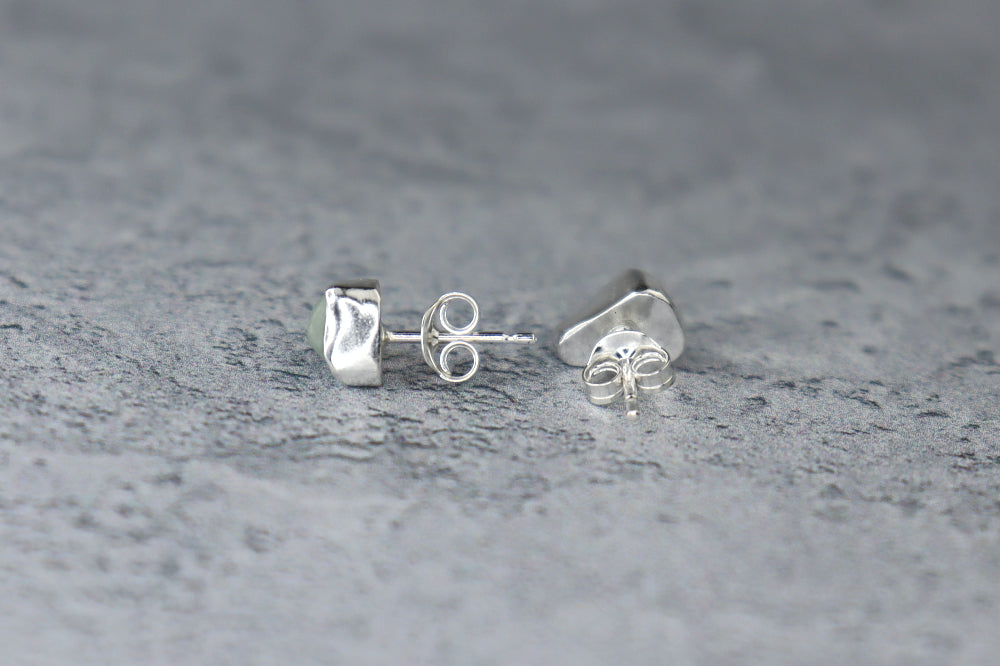Welsh Sea Glass Stud Earrings