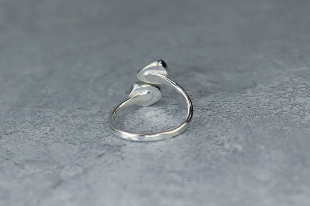 UK Size Q Welsh Sea Glass Ring