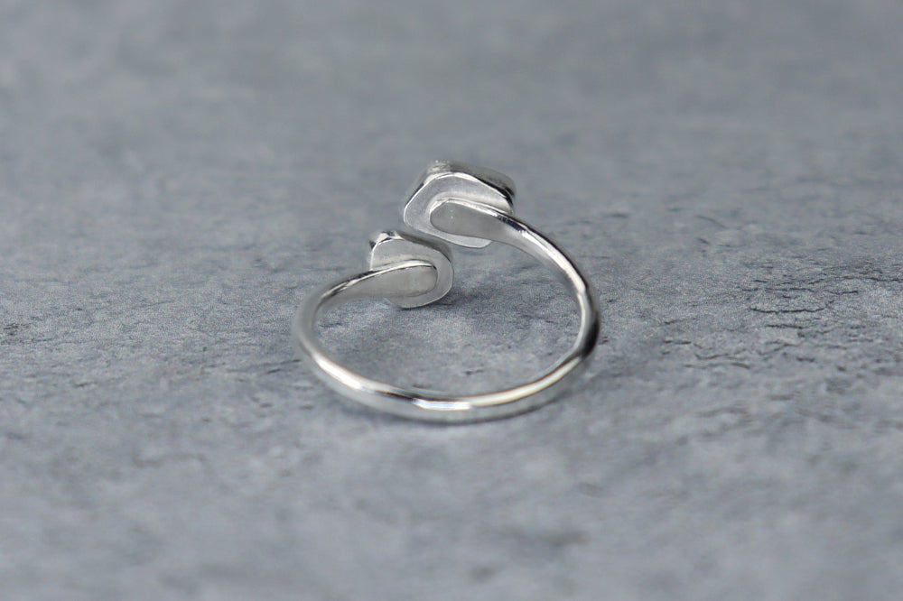 UK Size Q Welsh Sea Glass Ring
