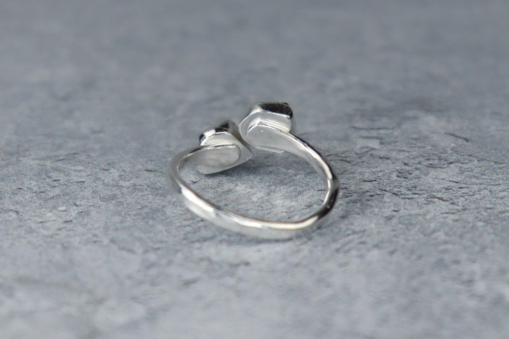 UK Size K/L Welsh Sea Glass Ring