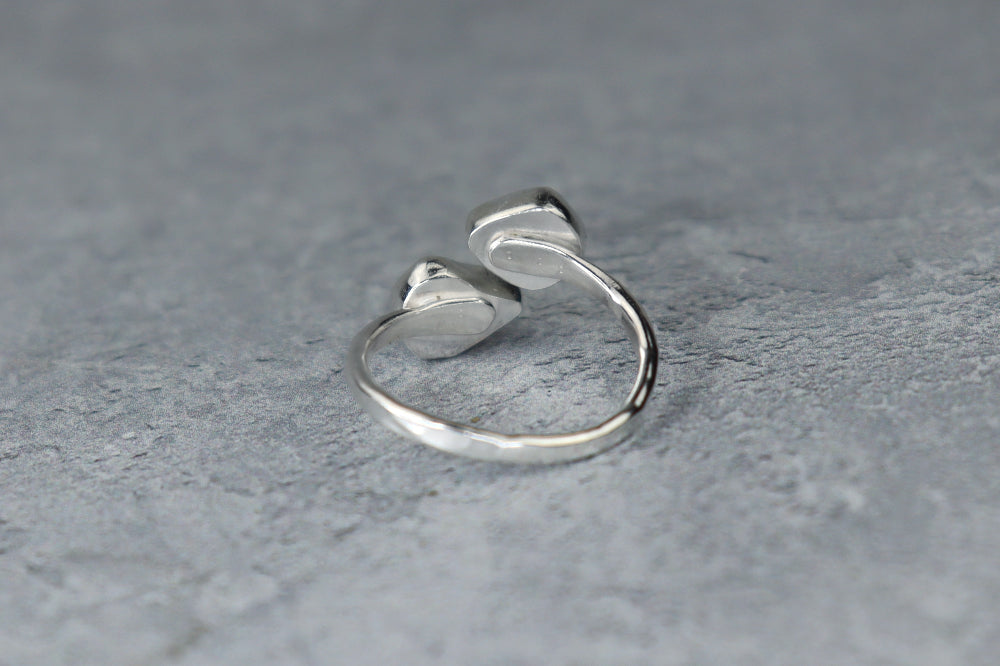 UK Size Q Welsh Sea Glass Ring