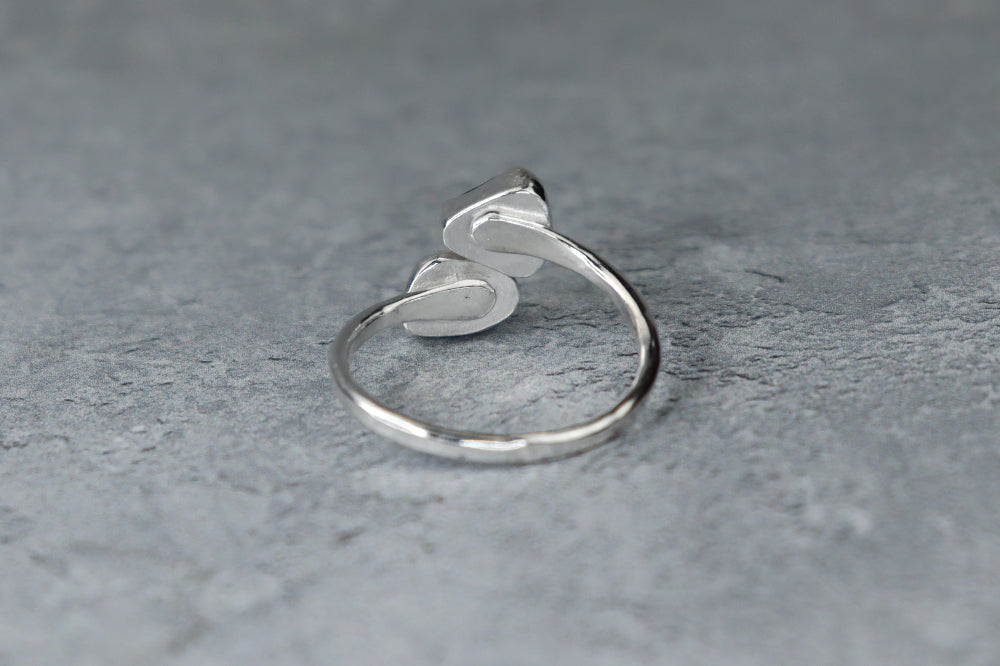 UK Size T/U Welsh Sea Glass Ring