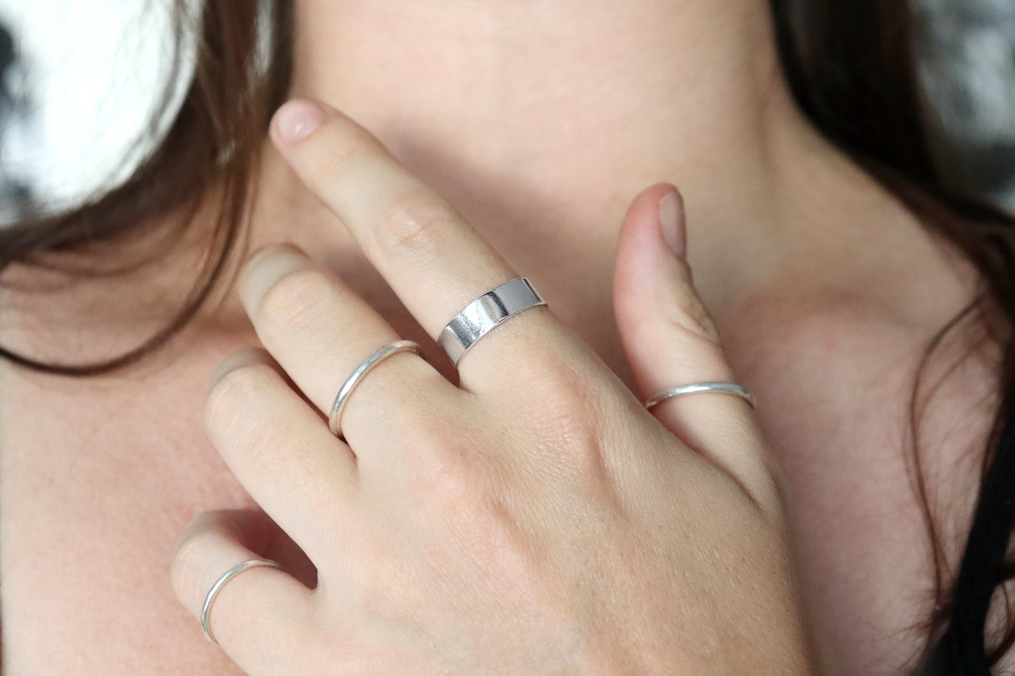5mm Mirror Shine Sterling Silver Band