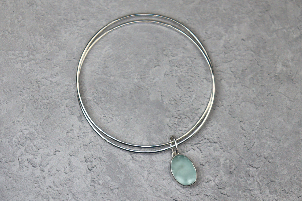 Welsh Sea Glass Bangle