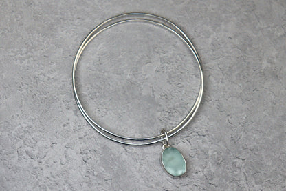 Welsh Sea Glass Bangle