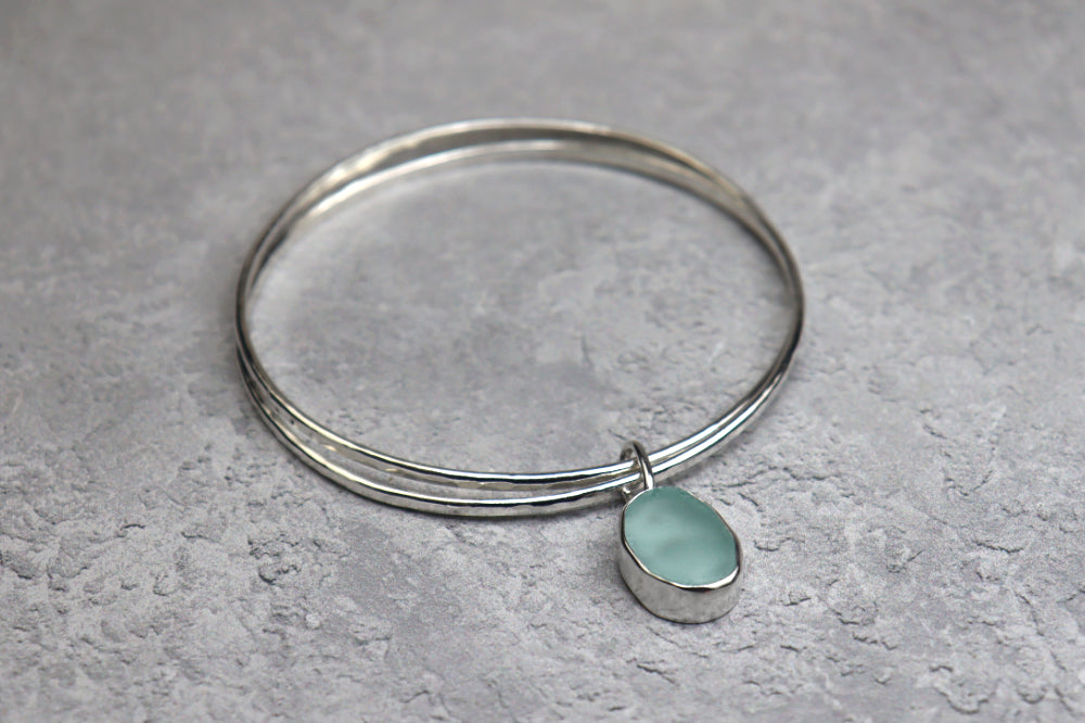 Welsh Sea Glass Bangle