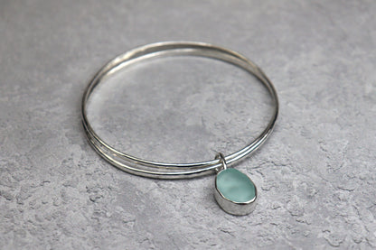 Welsh Sea Glass Bangle