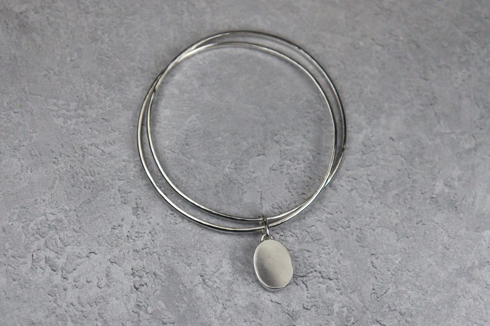 Welsh Sea Glass Bangle