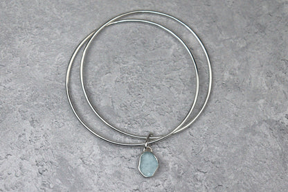 Welsh Sea Glass Bangle
