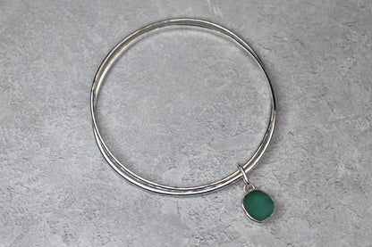 Welsh Sea Glass Bangle