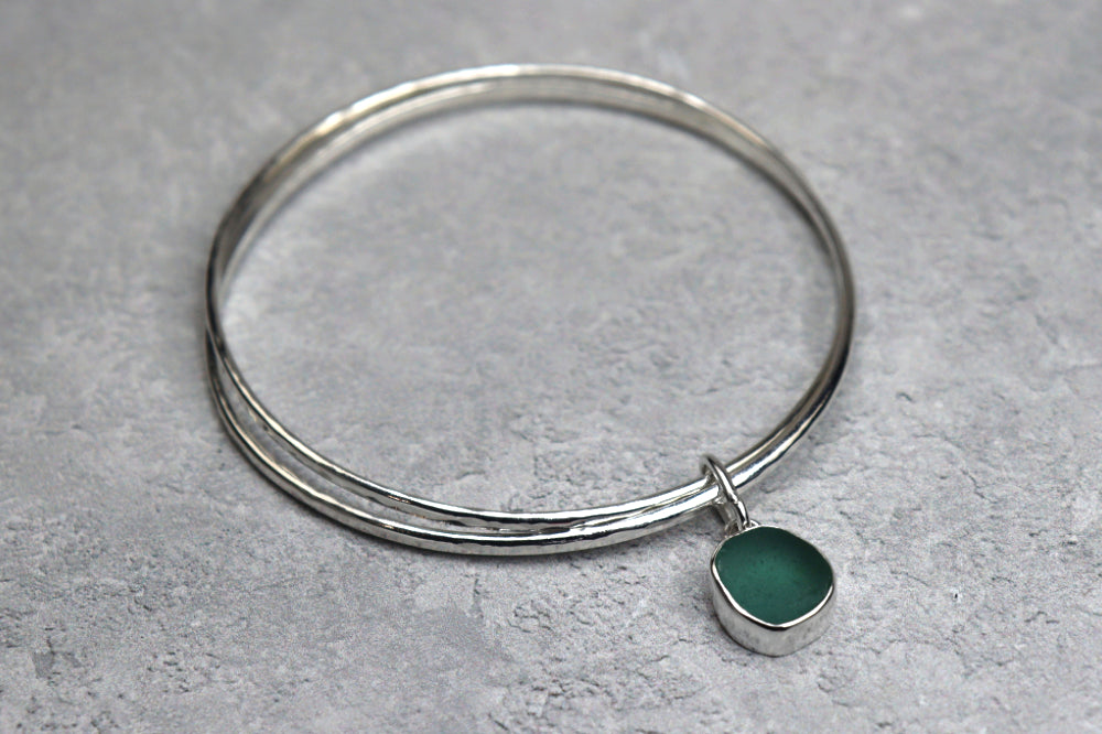 Welsh Sea Glass Bangle