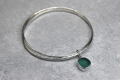 Welsh Sea Glass Bangle