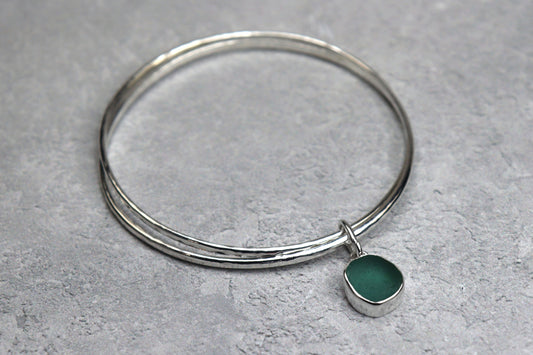 Welsh Sea Glass Bangle
