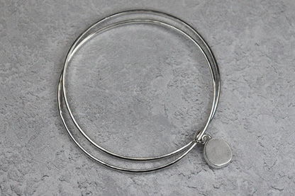 Welsh Sea Glass Bangle