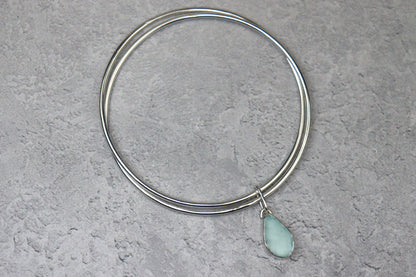 Welsh Sea Glass Bangle